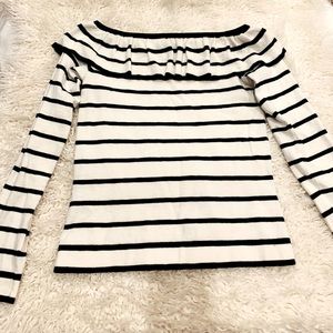 JCrew off shoulder sweater
